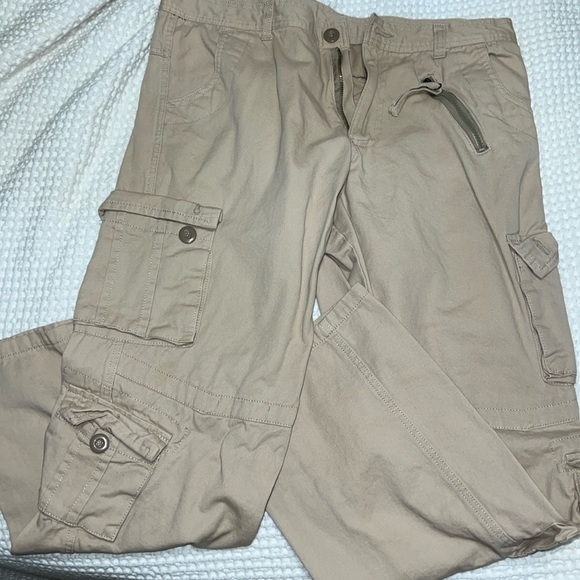 Khaki Cargo Pants 34x30 - Picture 1 of 2